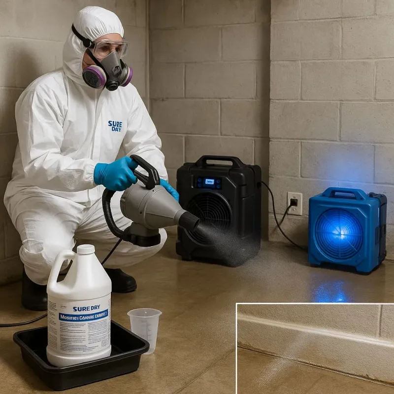 Sanitization and Odor Removal process in Amherst, VA