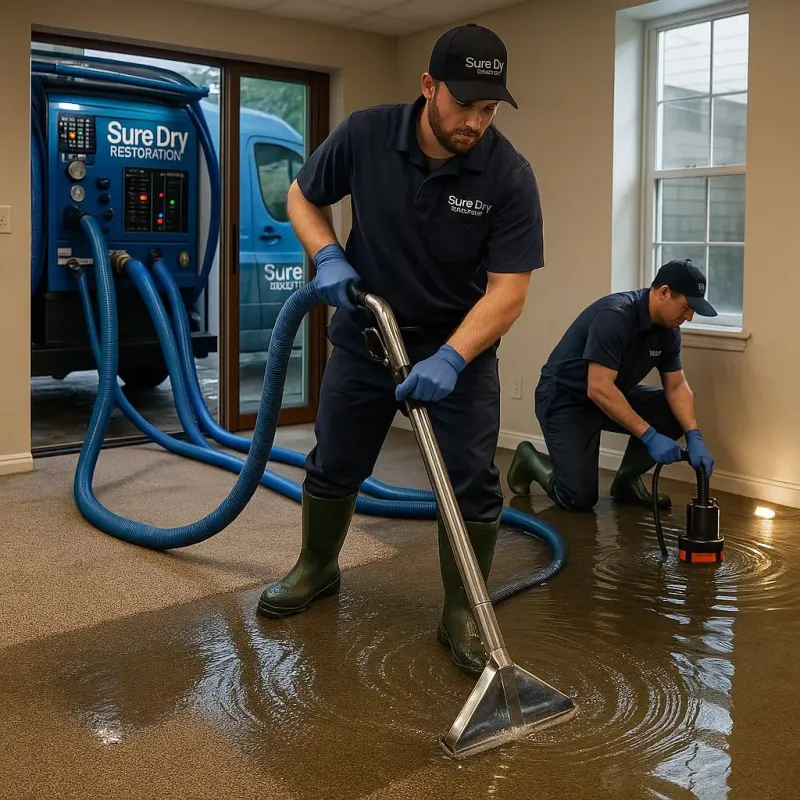 Water Extraction and Removal process in Amherst, VA